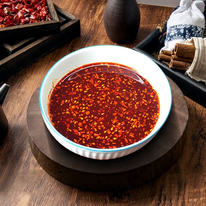 陕西油泼辣子凉拌菜日常家用开胃调味品240g/瓶
