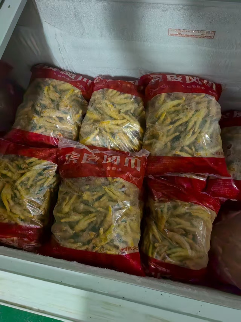 广西崇左虎皮鸡爪自己的加工厂保质保量