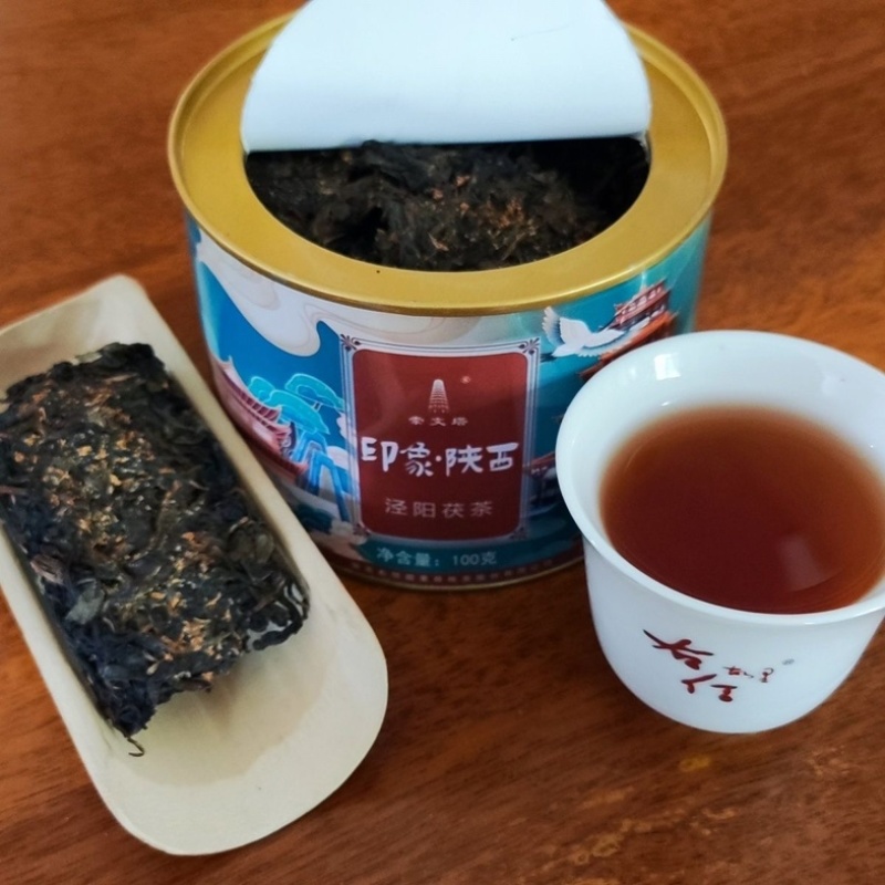 泾阳茯茶茯砖陕西特产100g印象陕西伴手礼