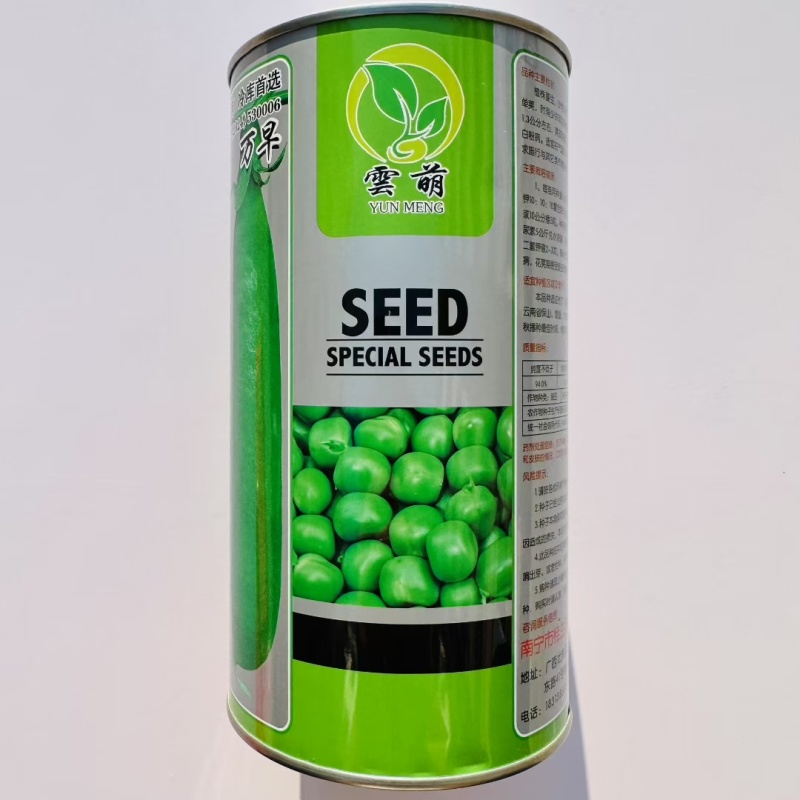 台湾绿翡翠长寿仁豌豆种子进口豌豆种子分枝能力强丰产性好
