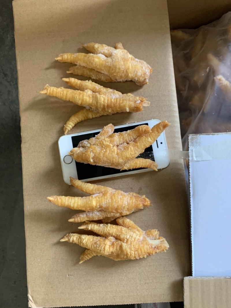 虎皮凤爪炸凤爪半成品大号中号出成高品质好