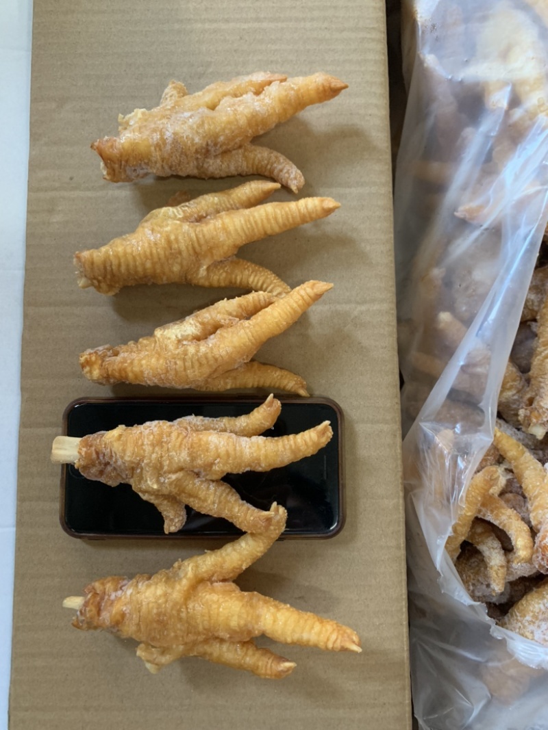虎皮凤爪炸凤爪半成品大号中号出成高品质好