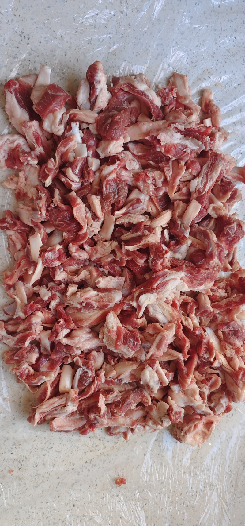 【羊碎肉】当地草原绵羊的修割肉，带筋带脆骨的鲜干冻品！