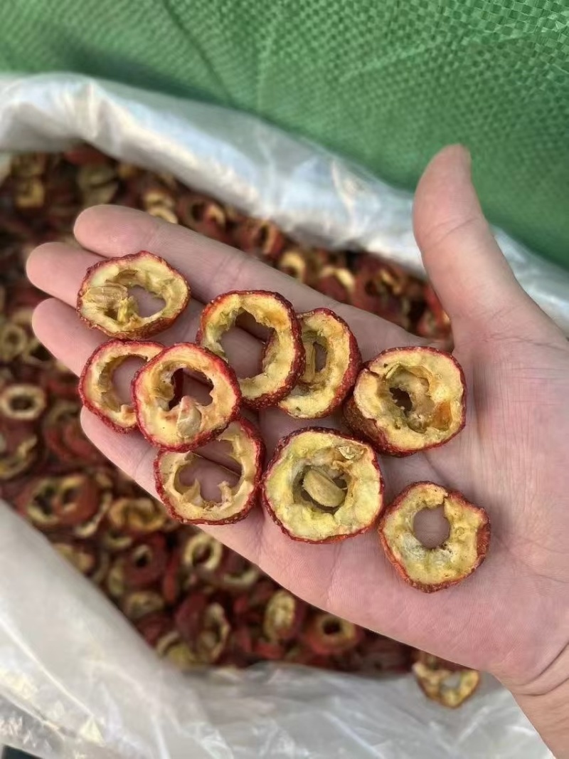 无核山楂片山楂干片泡茶片无硫中空心山楂新货山楂皮薄肉厚好