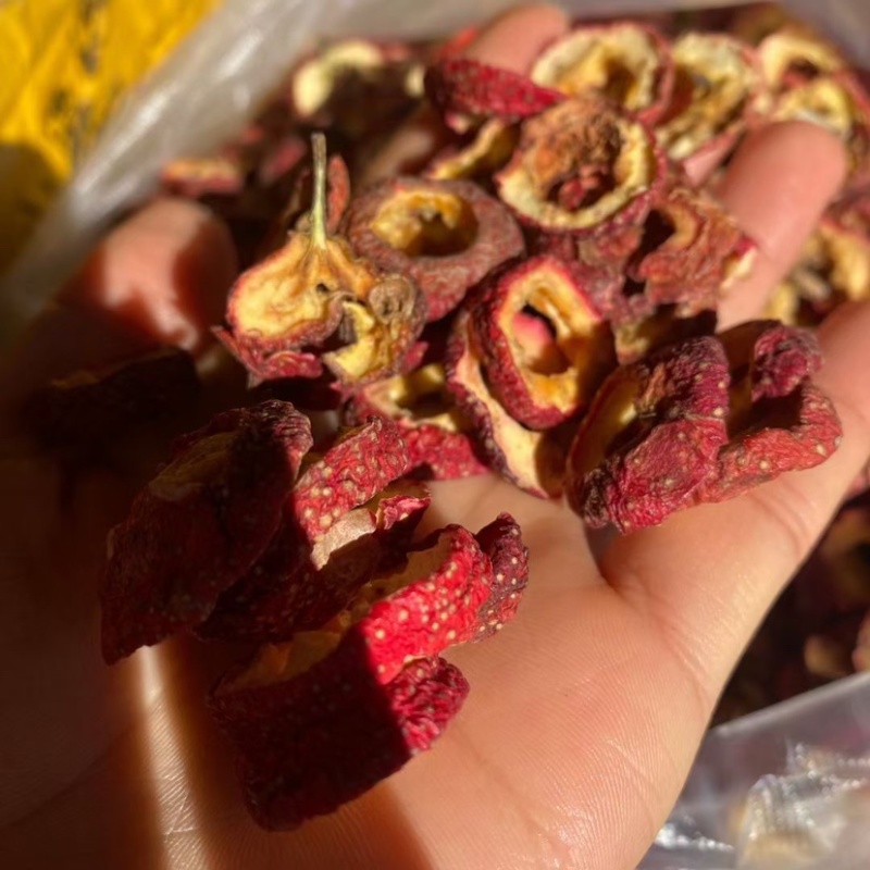 无核山楂片山楂干片泡茶片无硫中空心山楂新货山楂皮薄肉厚好