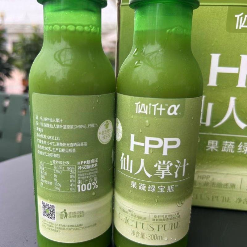 HPP仙人掌汁露水般清爽口感品质好价格优惠常年供应