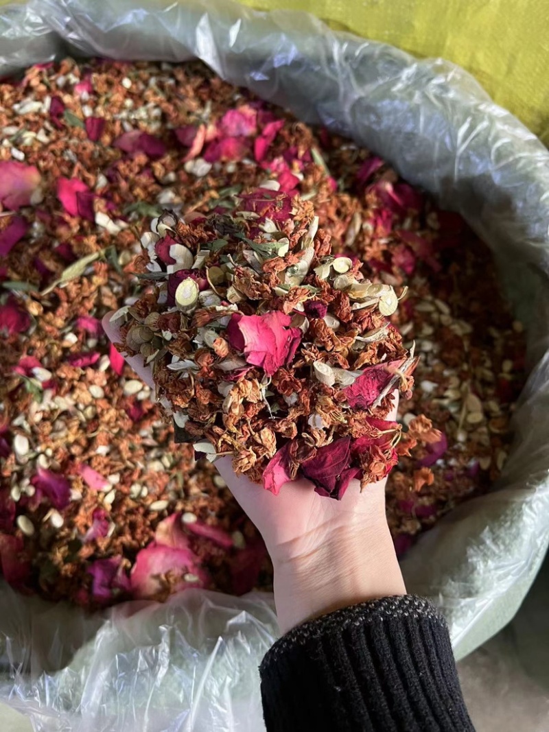 跑江湖金龙茶桑枝茶百花草百花茶罗汉果花红茉莉花益寿茶凉