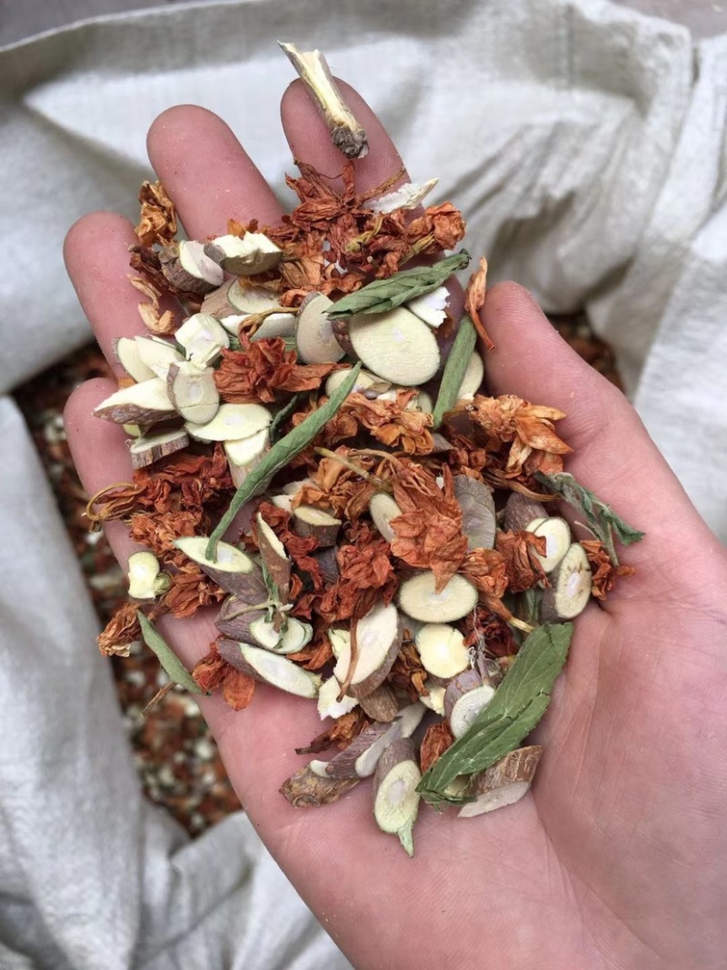 跑江湖金龙茶桑枝茶百花草百花茶罗汉果花红茉莉花益寿茶凉