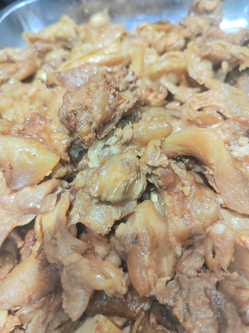 纯干牛肉筋筋头巴脑清真生鲜牛肉