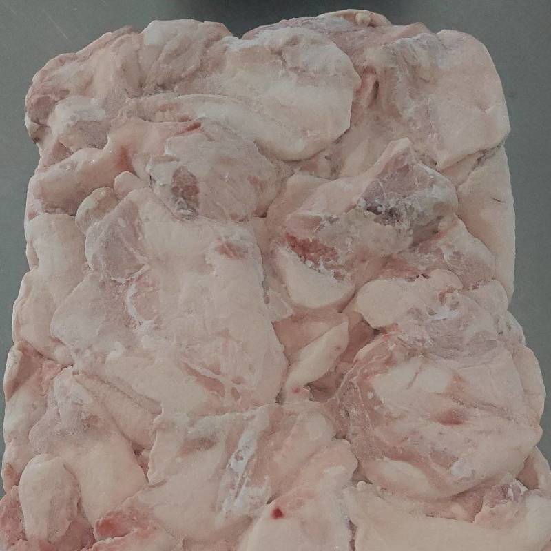 肥猪槽头分割:脂渣专用小面肉厂家直销新货新开还有3吨