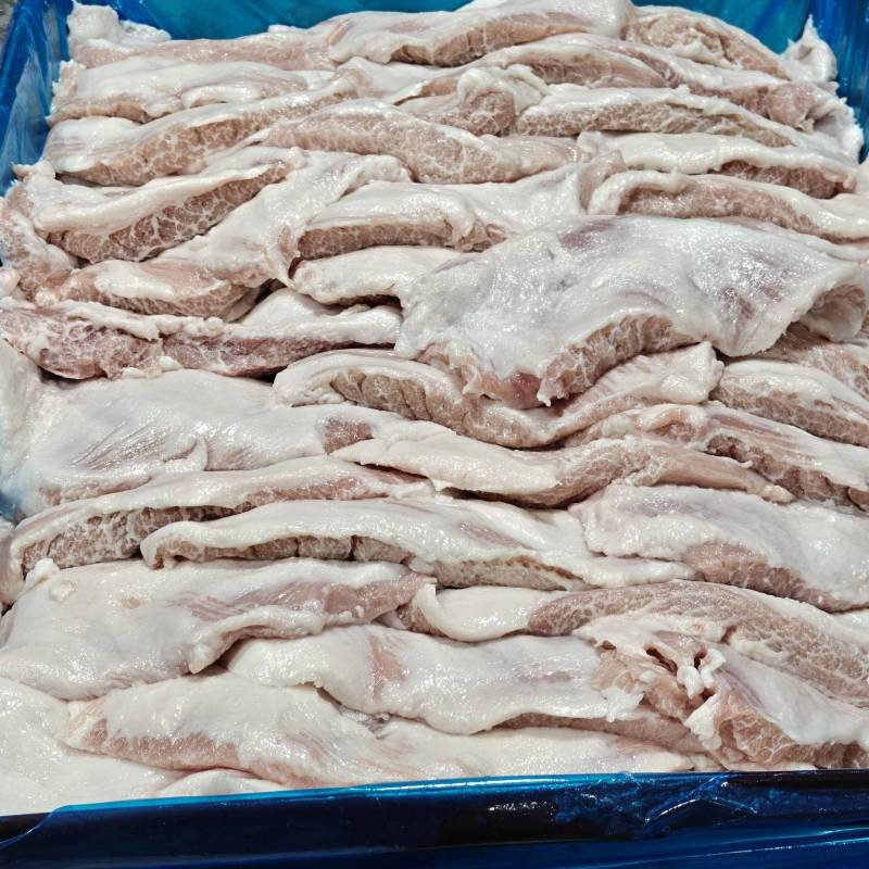 肥猪槽头分割:二八肉青比例准品质好一手货源新货新开