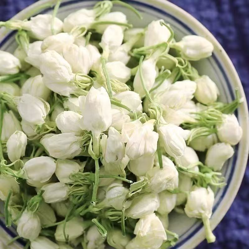 茉莉花茶浓香型花草茶叶茉莉花苞散装精选茉莉花干花新货