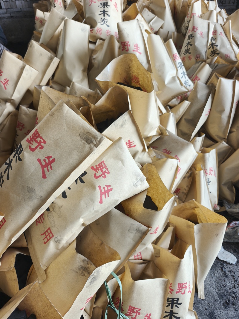枣木炭各种果木烧烤炭大小包装可以定制