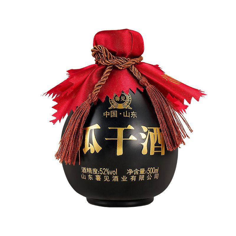 正宗赶大集瓜干酒52-42度纯粮食蒸馏白酒网红同款口粮酒