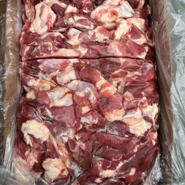 牛碎肉，90%比例瘦肉率高，块型大，新鲜度好
