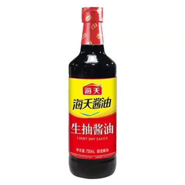 海天生抽老抽酱油750ml家用商用畅销款酿造酱油调味提鲜