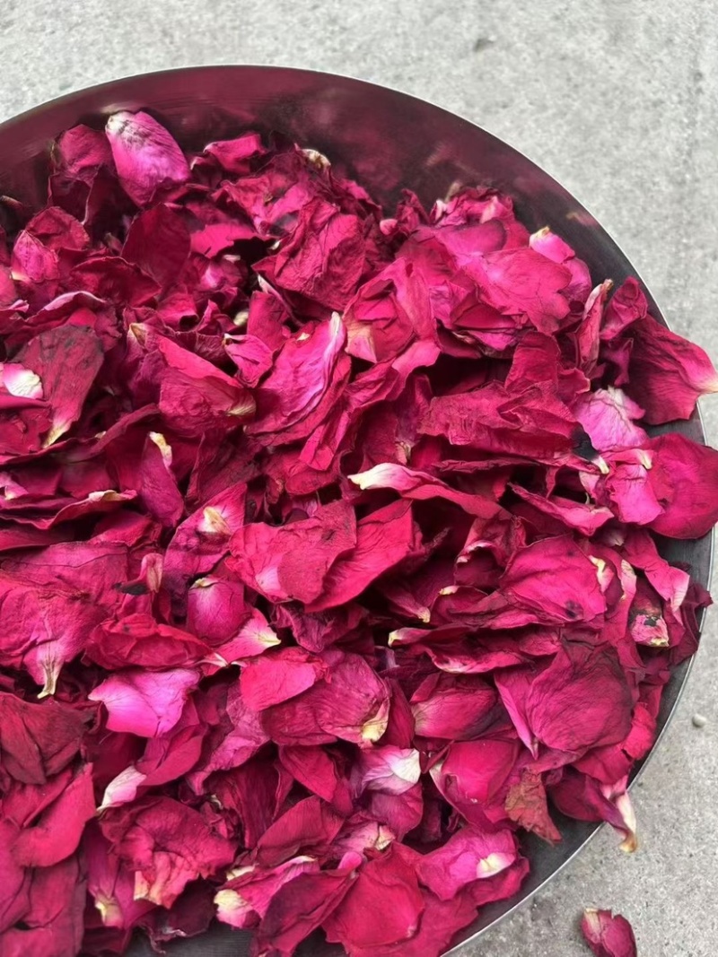 墨红玫瑰花瓣玫瑰花瓣新花大片完整各种花瓣冻干花瓣烤干花瓣