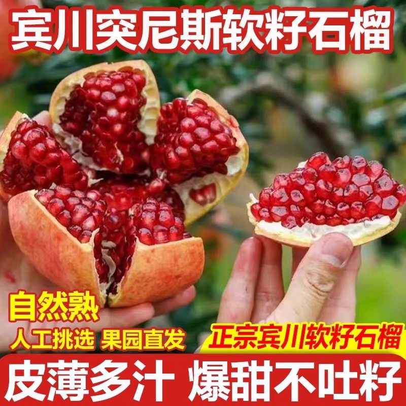 （一件代发）突尼斯软籽石榴爆甜多汁