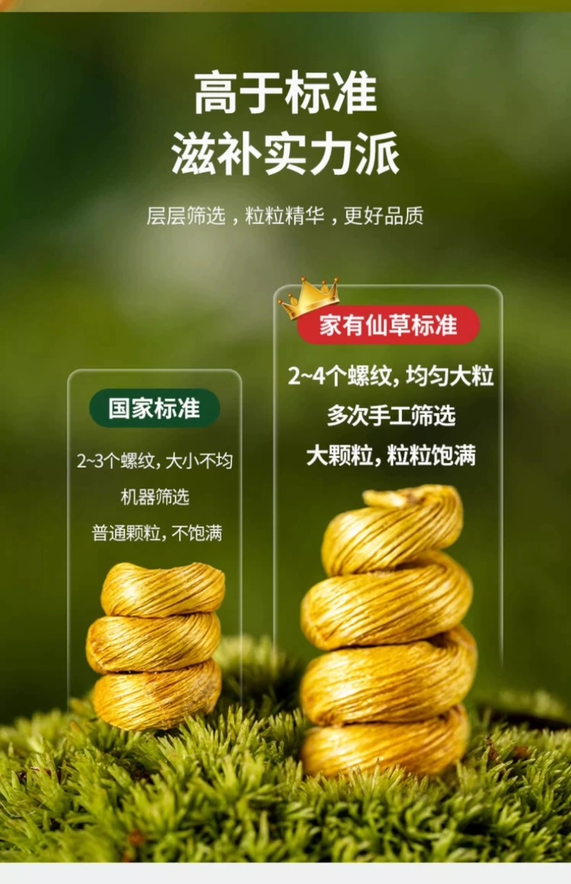 【包邮】正宗霍山产铁皮石斛枫斗官方正宗铁皮石斛颗粒