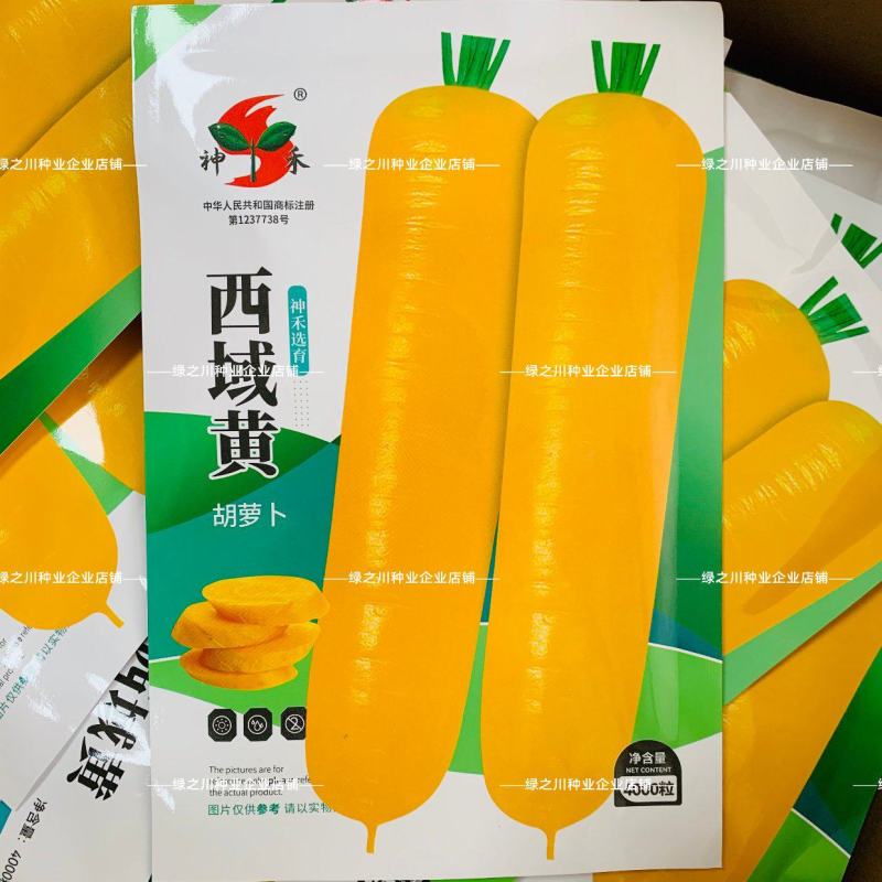 西域黄胡萝卜种子味甜脆四季蔬菜种子耐热黄色胡萝卜种籽