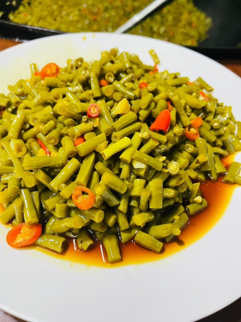 酸豆角广东特产添加剂含量0%小份500g真空装