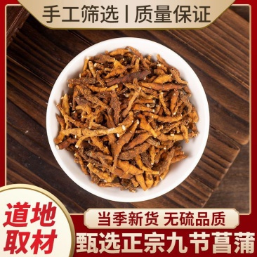 九节菖蒲中药材正品野生九节菖蒲真品一等品节菖蒲小菖蒲外菖