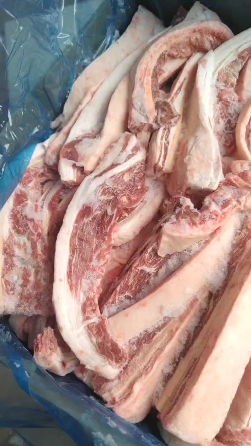 羊排筋。肥瘦相间，带肉，带筋，属于筋膜或韧带