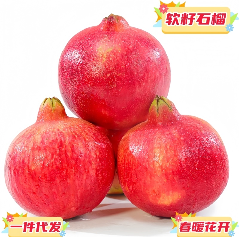 现货四川大凉山会理石榴市场批发电商一件代发社区团购