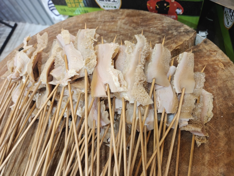 熟牛肚涮肚牛肚八九成熟的质量非常好