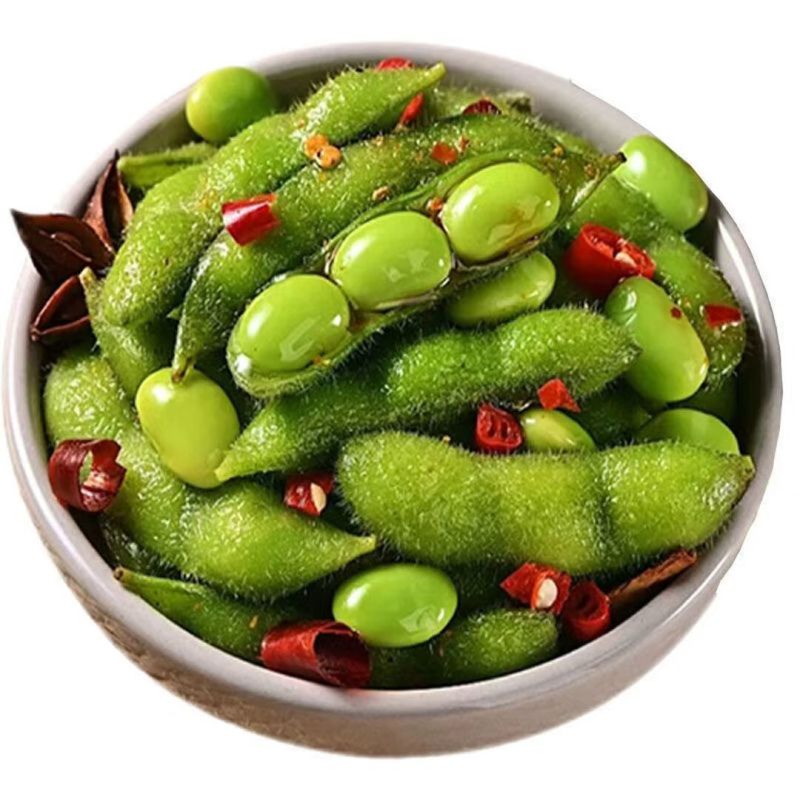 350克菜鲜优麻辣毛豆4元每袋，冷链车包邮http