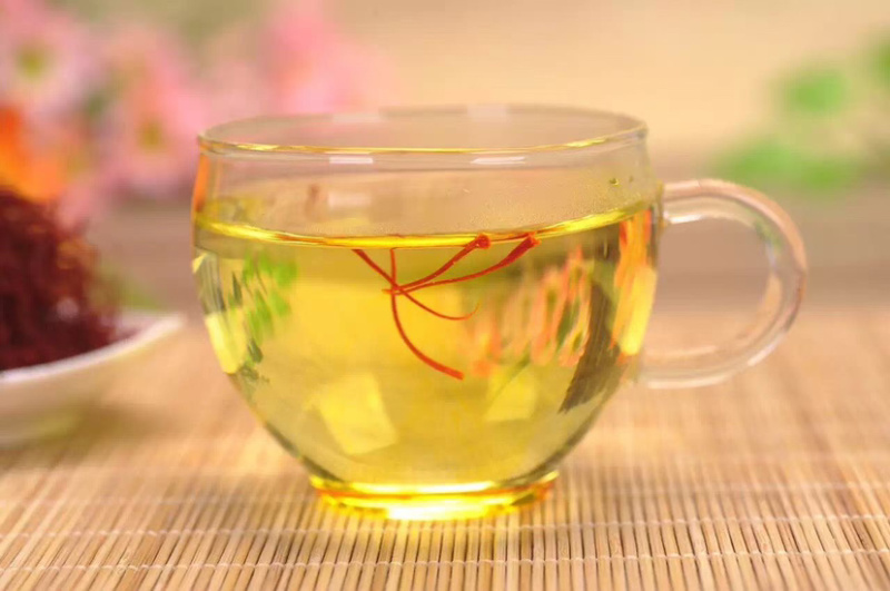 藏红花宽丝圆丝伊朗红花头茬无碎大丝干净无杂质耐泡颜色好很