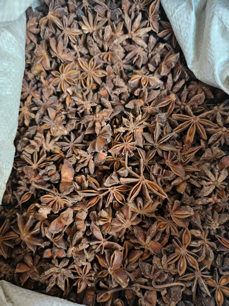 新货直发大红八角香味儿浓郁足干无硫精品八角