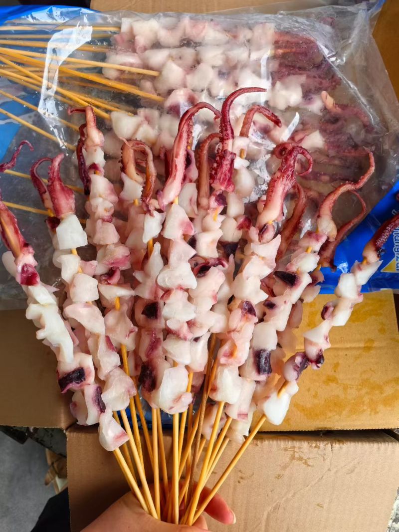 鱿鱼串，鱿鱼，龙珠串凤舞串八角粒串规格齐全