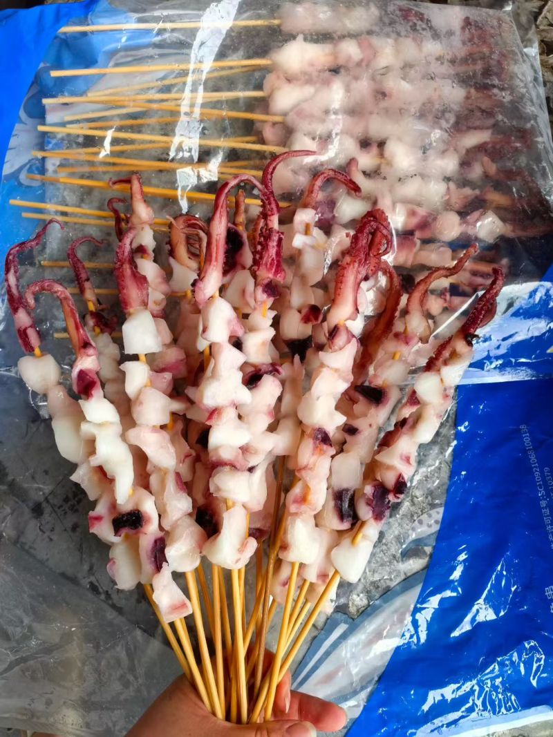 鱿鱼串，鱿鱼，龙珠串凤舞串八角粒串规格齐全