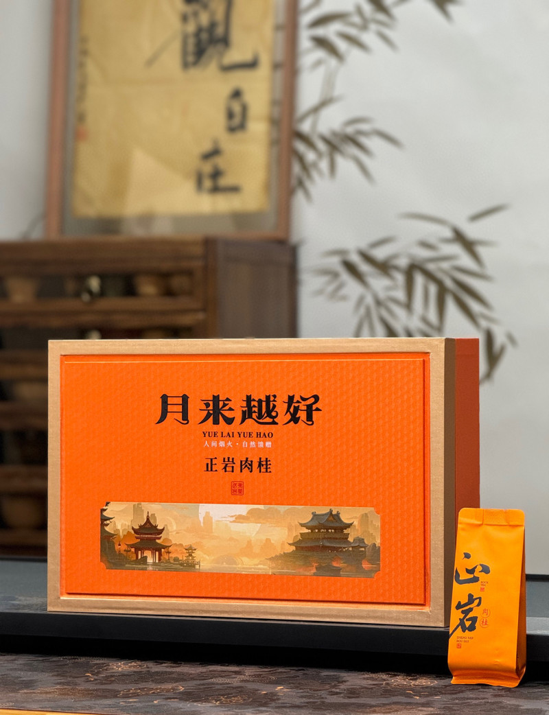 果香正岩肉桂大红袍浓香武夷岩茶送人礼盒装250g