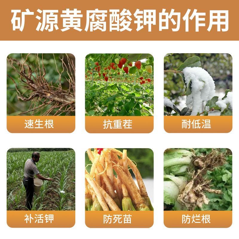 矿源黄腐酸钾松土精生根促长花卉肥料通用肥腐植酸水溶肥