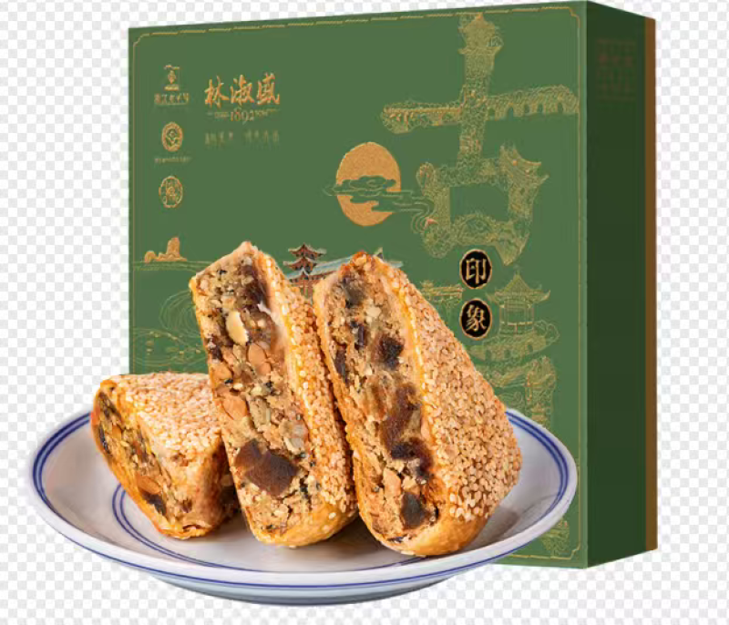 林淑盛月饼核桃黄精月饼品质保证厂家直发欢迎下单品尝