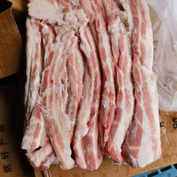 肥猪带皮五花肉条新货