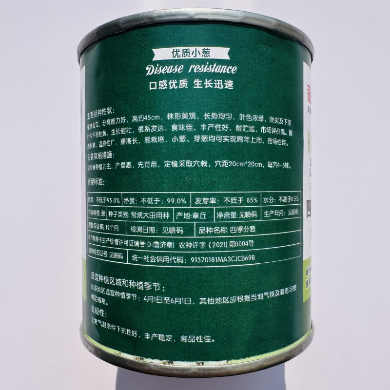 四季小香葱分多多小葱种子四季分葱种籽芽葱种子小葱庭院大田