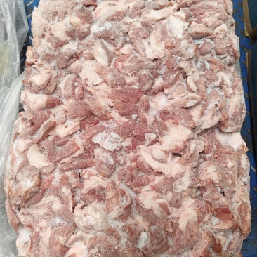 猪碎肉冷冻瘦肉37精碎肉3肥7瘦肉夹馍包子馅食材