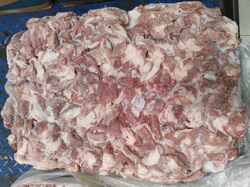 猪碎肉冷冻瘦肉37精碎肉3肥7瘦肉夹馍包子馅食材