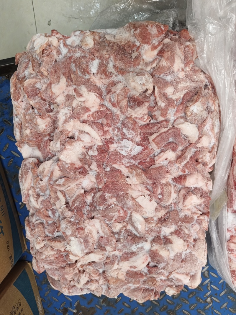 猪碎肉冷冻瘦肉37精碎肉3肥7瘦肉夹馍包子馅食材