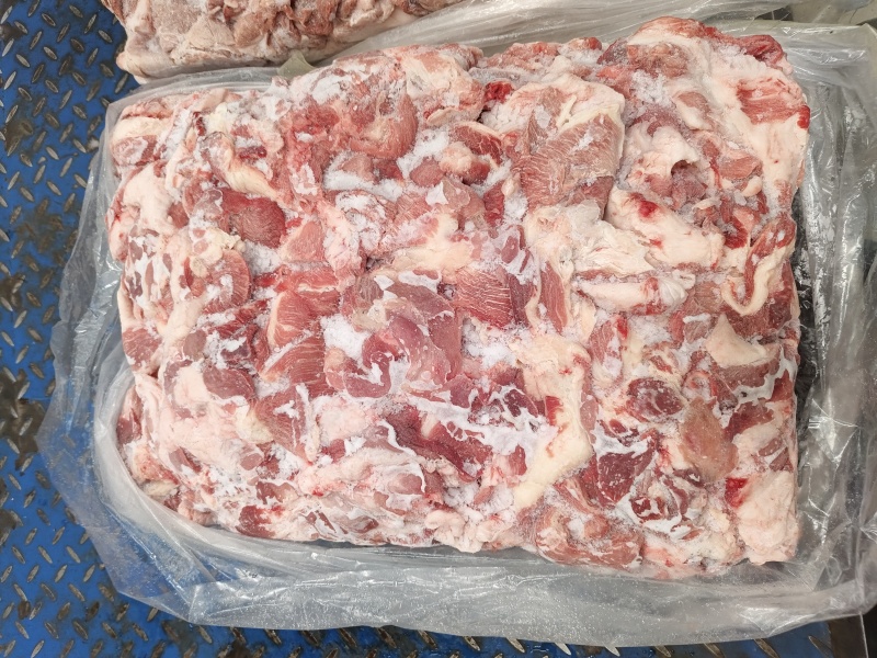 猪碎肉冷冻瘦肉37精碎肉3肥7瘦肉夹馍包子馅食材
