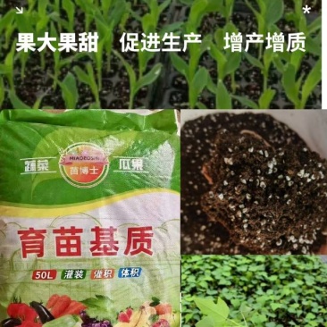 育苗基质营养土适合蔬菜瓜果专业育苗基质