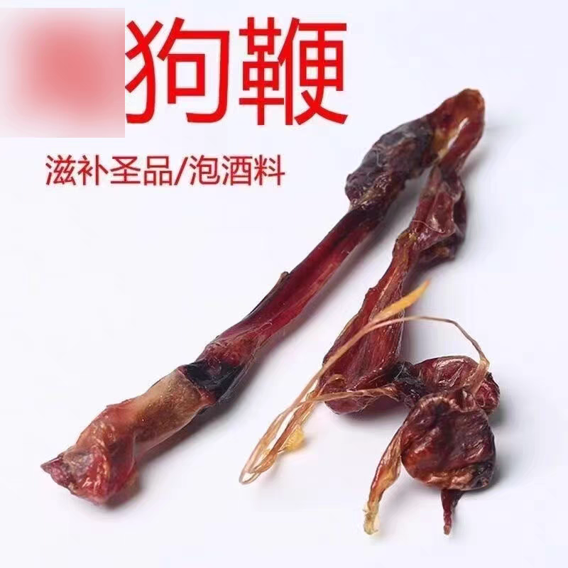 包邮）特级海鞭肾狗肾狗鞭干带睾丸干货泡酒料大滋补海狗鞭