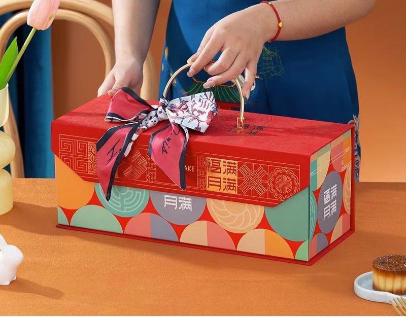 私人订制纯手工月饼一件代发云腿月饼、广式月饼礼盒包装