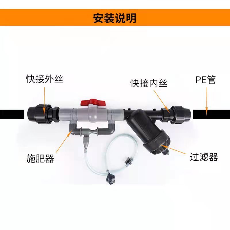文丘里施肥器pvc管材规格齐全厂家直销