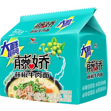 统一big大面饼大袋方便面5袋装速食夜宵藤椒老坛酸菜红烧