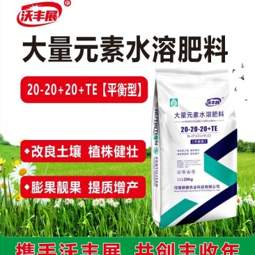 平衡肥大量元素水溶肥改良土壤生根壮苗促花膨果靓果提质增产