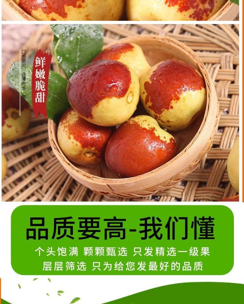 对接各大电商，沾化冬枣一件代发，多多淘宝京东快手抖音
